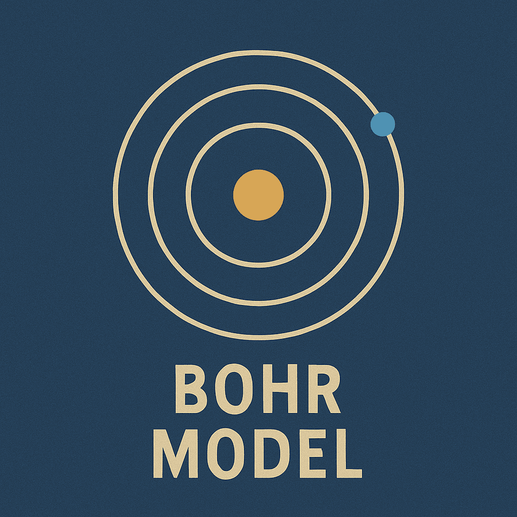 Bohr Model - Electrons in orbits, quantized energy levels