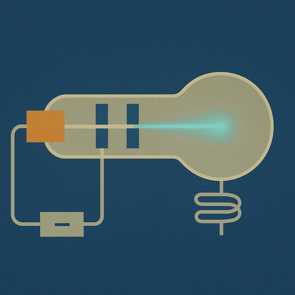 JJ Thomson's Experiment - Discovery of the electron and its charge/mass ratio
